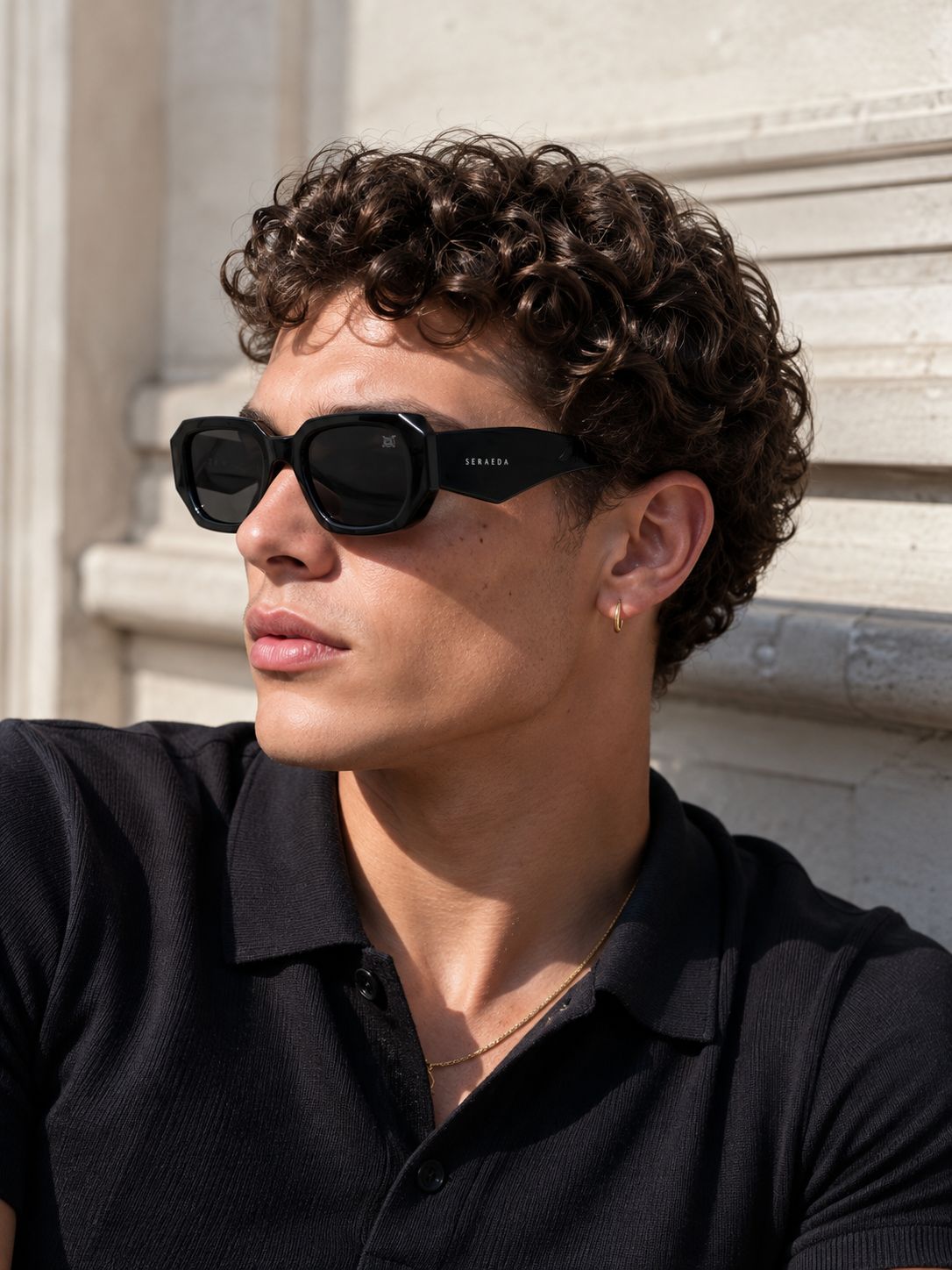 Le Mbizzle worn by a SERAEDA model