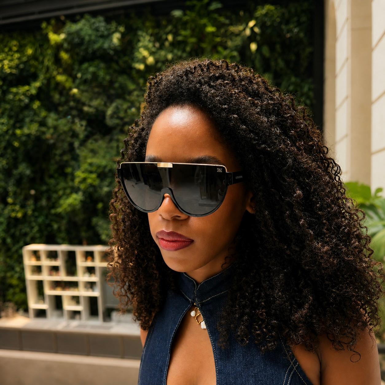 Midnight Luxe worn by a SERAEDA model